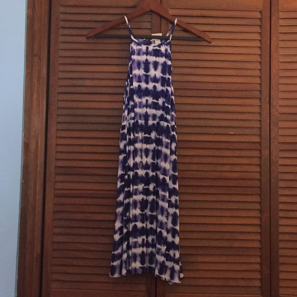 Bib Neck Tye-Dye Dress - Picture 3 of 4
